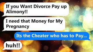 My wife is demanding alimony after I caught her cheating but now its her turn to pay me [upl. by Rayford]