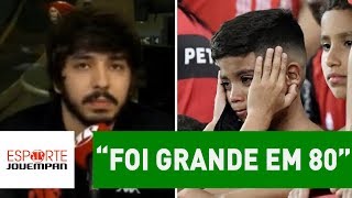 quotO Flamengo esportivamente foi grande em 80quot dispara repórter [upl. by Aitercal]