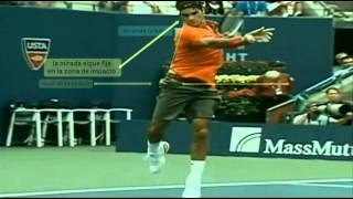 TENIS  GOLPE DE DERECHA  ROGER FEDERER  ANALISIS [upl. by Cheney]