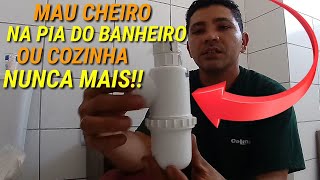 como acabar com mal cheiro de esgoto em apartamento ou casafaca você mesmo [upl. by Otsugua]