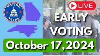 Georgia BREAKS another early voting record Voting Trend Live [upl. by Arral]