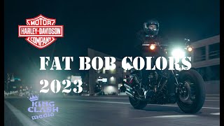 Harley Davidson Fat Bob 114 2023 New Colors [upl. by Willumsen]