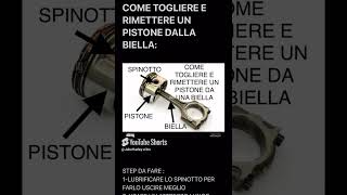 COME SMONTARE E RIMONTARE IL PISTONE DALLA BIELLA  VIDEO COMPLETO SUL CANALE ORA [upl. by Graehl39]