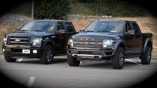 New Ford F150 Raptor vs FX4 Overview Comparison Review [upl. by Iamhaj]