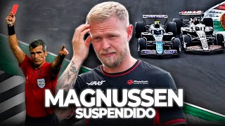 Los INCIDENTES por los que MAGNUSSEN se PERDERÁ un GP de F1 [upl. by Osmo]