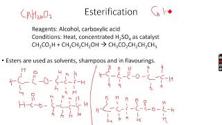 ASLevel Chemistry Alcohols Esters and Carboxylic Acids Part 8 [upl. by Etta831]