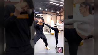 Girl vs man fight 🥷🧑‍🚒 shorts fighting trendingshorts youtubeshorts [upl. by Whitehurst]