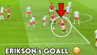 Erikson’s Goal against FC Twente 🤯 Manchester United 10 FC Twente [upl. by Daveda]