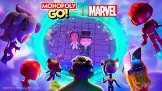 MONOPOLY GO x MARVEL  Reveal Trailer [upl. by Ahsitul]