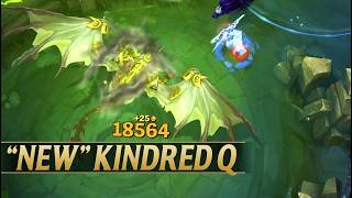 KINDRED Q NOW SCALES WITH 6500 AD  League of Legends [upl. by Iat]