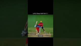 Virat Kohli as left handed batsman cricket shorts share ytshorts explore [upl. by Anicart]