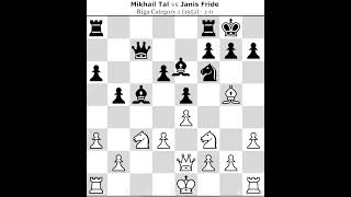 Mikhail Tal Vs Janis Fride [upl. by Anne-Marie]