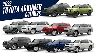 2022 Toyota 4Runner SUV  All Color Options  Images  AUTOBICS [upl. by Eldrid]