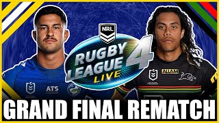 Parramatta Eels Vs Penrith Panthers Battle in Grand Final Rematch on RLL4  NRL Round 23 [upl. by Charla]