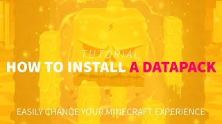 How to Install Data Packs and AddOns On Your Minecraft Server [upl. by Beeck]