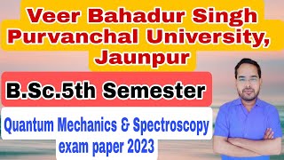 Physics exam analysis of BSc5th Sem Purvanchal Universityby Navneet Gautam [upl. by Welcher]