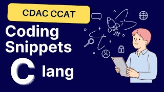 🤩C snippets MCQ for CDAC Exam  c mcq for cdac exam  cdac exam preparation cdac c [upl. by Eellac341]