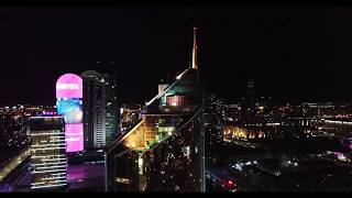 4K Ночной город НурСултан Астана КазахстанNight city NurSultan Astana Kazakhstan [upl. by Ahsimek]