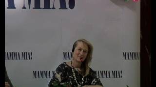 MAMMA MIA film con MERYL STREEP  1°parte conferenza  WWWRBCASTINGCOM [upl. by Ansela]