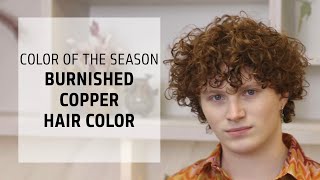 Burnished Copper Hair Color Tutorial  Goldwell Color of the Season  Goldwell Education Plus [upl. by Baseler]