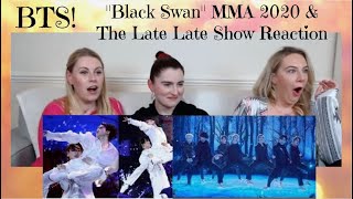 BTS quotBlack Swanquot MMA 2020 amp The Late Late Show Reaction [upl. by Assirahs867]