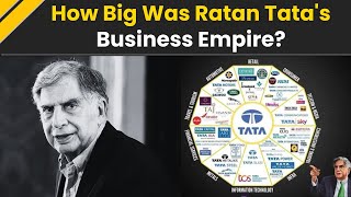 Ratan Tata Death News How Big Was Ratan Tatas Business Empire I Ratan Tata Net Worth [upl. by Anayi]