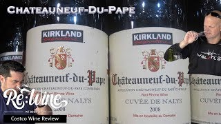 Kirkland Signature ChateauneufduPape  ReWine wbschwitty  Costco Wine Review [upl. by Helban]