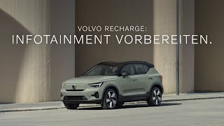 Volvo Infotainment System  Vorbereitung des Systems durch den Kunden [upl. by Yvaht]