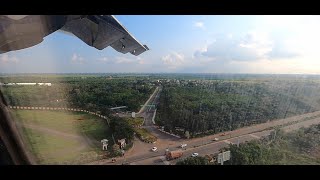 Landing at Vijayawada Airport [upl. by Shelly]