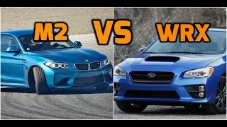 Subaru WRX STI vs BMW M2 Insane Sound Rev amp Battle amp Accelerations 0260 KMH [upl. by Lotsirb]