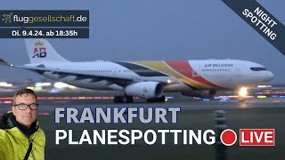 🚥 LIVE Planespotting Frankfurt Flughafen  Dienstag Abend Lightshow livestream [upl. by Nyladnarb]