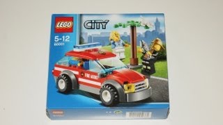 Lego City 2013  60001 Fire Chief Car [upl. by Queena771]