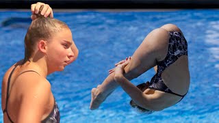 Jette Müller Germany  1m Springboard  European Championships 2022 [upl. by Anrym471]