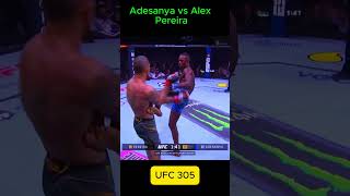 Israel Adesanya vs Alex Pereira 2 shots ufc [upl. by Normy]