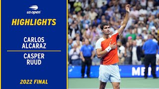 Carlos Alcaraz vs Casper Ruud Highlights  2022 US Open Final [upl. by Anirda]