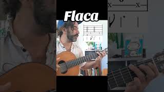 FlacaAndres Calamaro flaca calamaro tutorial fingerstyle guitarra [upl. by Stefanac]