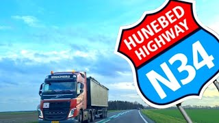 Dashcam timelapse driving the HUNEBED HIGHWAY [upl. by Cruz]