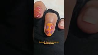 checkered nail art with flowers nails nailart [upl. by Naynek]