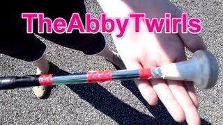 Type of Baton  Getting Started  How to Twirl a Baton Tutorial  TheAbbyTwirls [upl. by Odrick384]