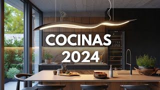 Tendencias de Cocinas 2024 Transforma tu Espacio ✨ [upl. by Olbap]