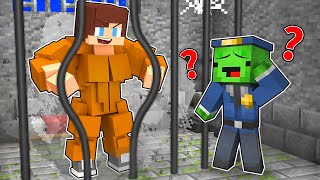 How STRONG JJ Escape From Mikeys PRISON  Minecraft Animation  Maizen [upl. by Analla]