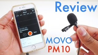 Movo PM10 Deluxe Lavalier Microphone Review for Smartphones and Tablets [upl. by Ramad]