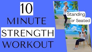 10 Min Dumbbell Workout for Seniors and Beginners  Build Muscle amp Confidence [upl. by Lindsley]