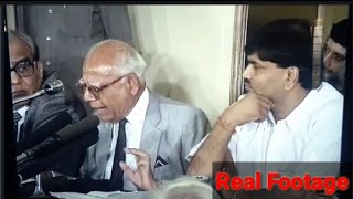 Harshad Mehta amp Ram Jethmalani Press Conference  Mr Mehta claims to have Paid Rs 1 crore to PM Rao [upl. by Massie777]