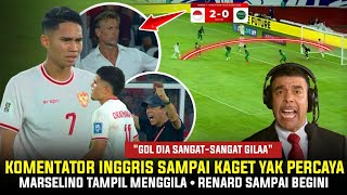 quotITU SANGAT MUSTAHIL quot Komentator Inggris Sampai Bilang Begini • Marselino menggila Timnas Gokil [upl. by Joette]