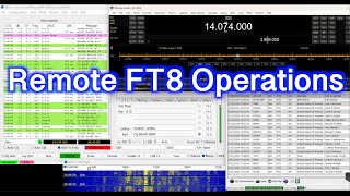 Remote FT8 Operations  How I have my setup for Remote FT8 [upl. by Aietal]