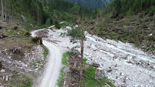 Unwetter Aufräumungsarbeiten Bad Gastein  Kötschachtal 26 Juni 2024 [upl. by Doner775]