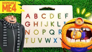 GRU 4 ABC  Learn to write ABC´s with Magnatab GRU and the MegaMinions [upl. by Bahe725]