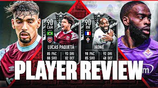 FIFA 23 CONFERENCE FINALE PAQUETA VS IKONE SHOWDOWN PLAYER REVIEW [upl. by Mechling]