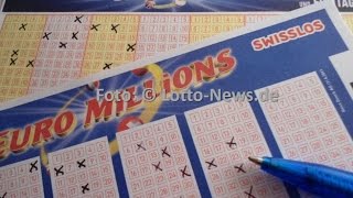 Euromillions Eurolotto Zahlen vom Dienstag 12012016 [upl. by Otnicaj]